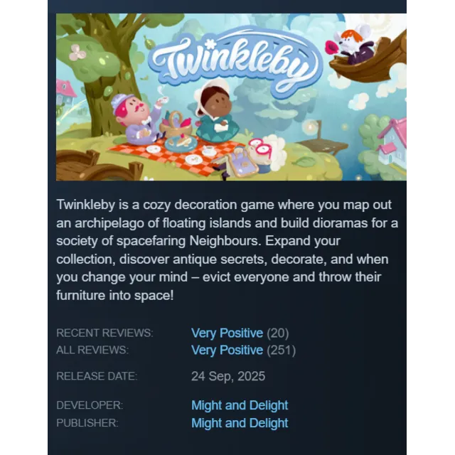 GLOBAL | Twinkleby | STEAM KEY