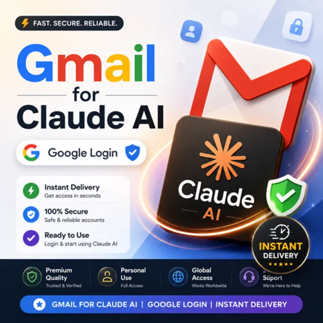 Gmail для Claude AI &amp; Chatgpt  | США | Вход через Google | Доступ к аккаунтам Gmail
