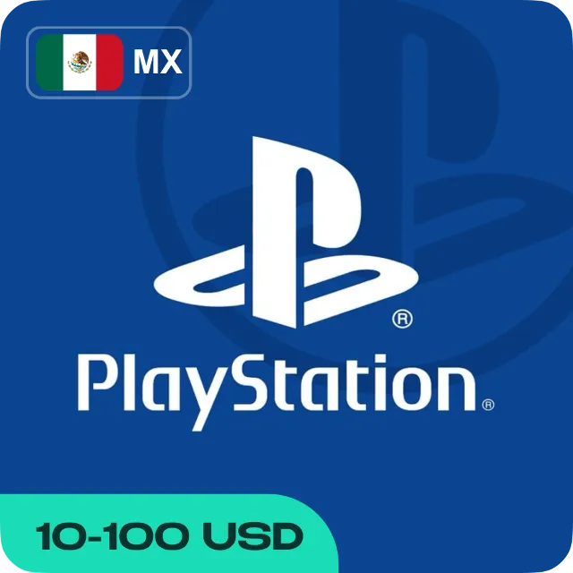 КАРТА PLAYSTATION PSN (МЕКСИКА 10–100 USD)