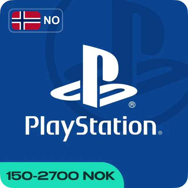 КАРТА PLAYSTATION PSN (НОРВЕГИЯ 150–2700 NOK)
