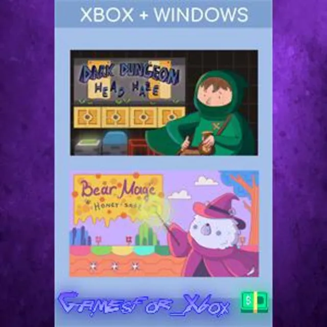 ☀️Dark Dungeon Head Haze / Bear Mage Honey Sage Bundle XBOX