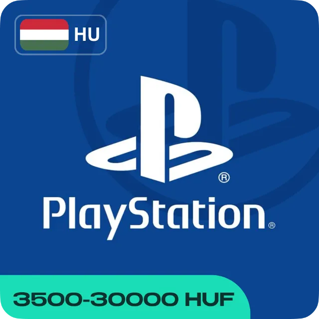 КАРТА PLAYSTATION PSN (ВЕНГРИЯ 3 500-30 000 HUF)