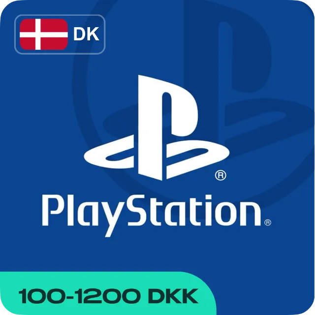 КАРТА PLAYSTATION PSN (ДАНИЯ 100-1550 DKK)