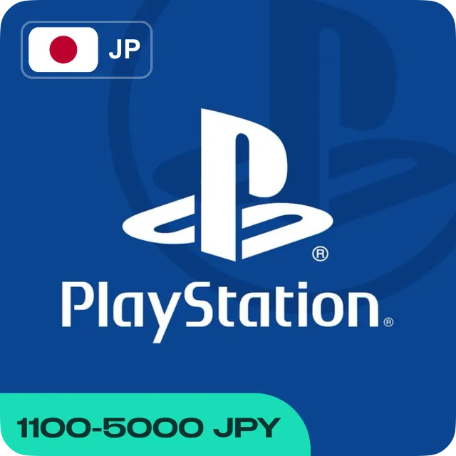 КАРТА PLAYSTATION PSN (ЯПОНИЯ 1 100-10 000 JPY)