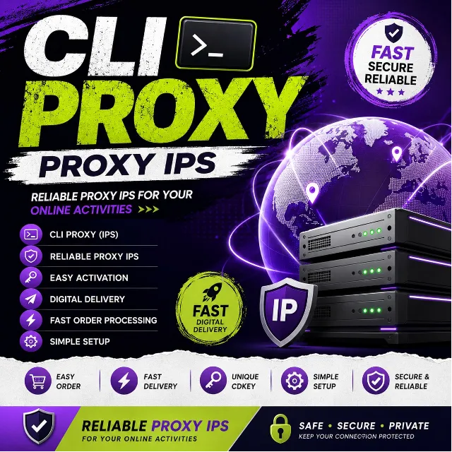 CLI Proxy (IPs) – Прокси IP | Быстрая доставка и простая активация | CLIProxy (IPs)
