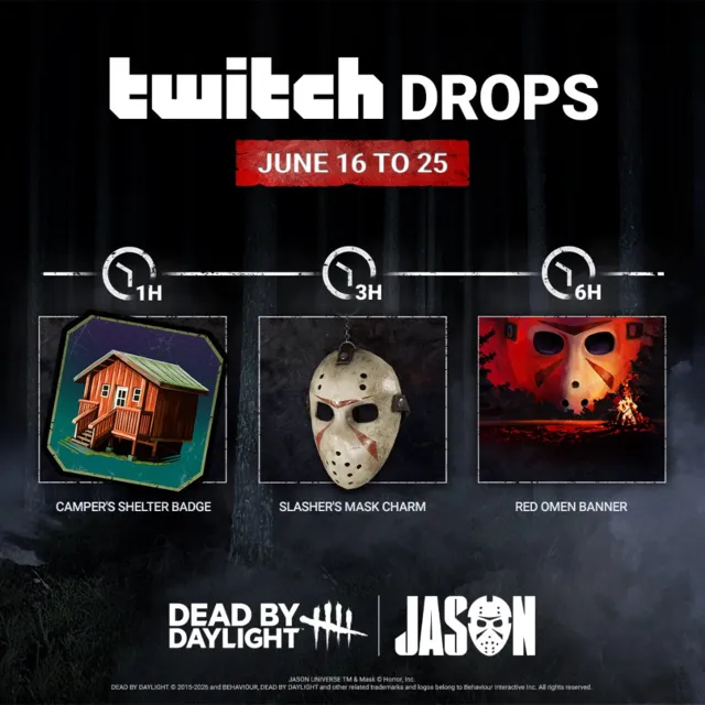 Dead by Daylight Июнь 2026 | 3 НАГРАДЫ💎JASON💎RED OMEN BANNER