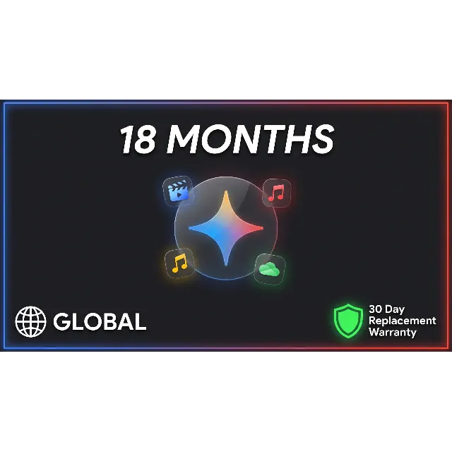 Gemini Pro | GLOBAL Any Device | 18-Month Subscription Invite | Full Replacement