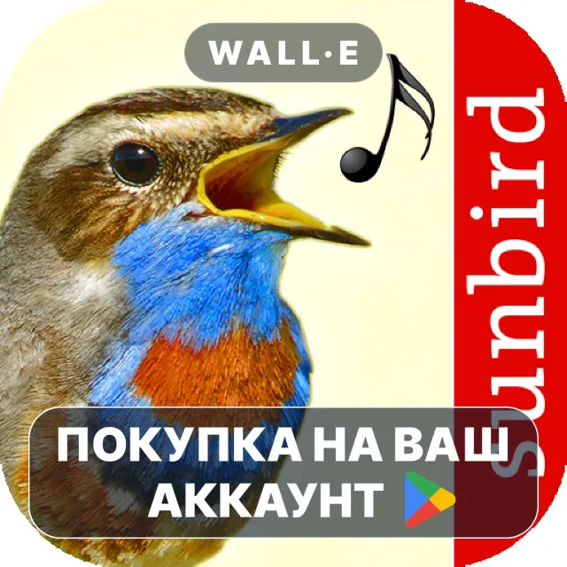 🎮 Vogelstimmen Id - Ruf + Gesang | Google Play ПОКУПКА НА ВАШ АККАУНТ | Android