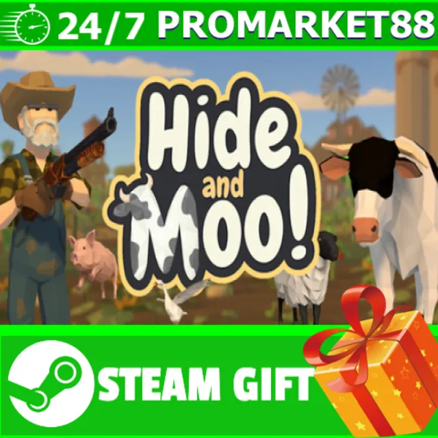 ️ВСЕ СТРАНЫ+РОССИЯ Hide and Moo! STEAM GIFT