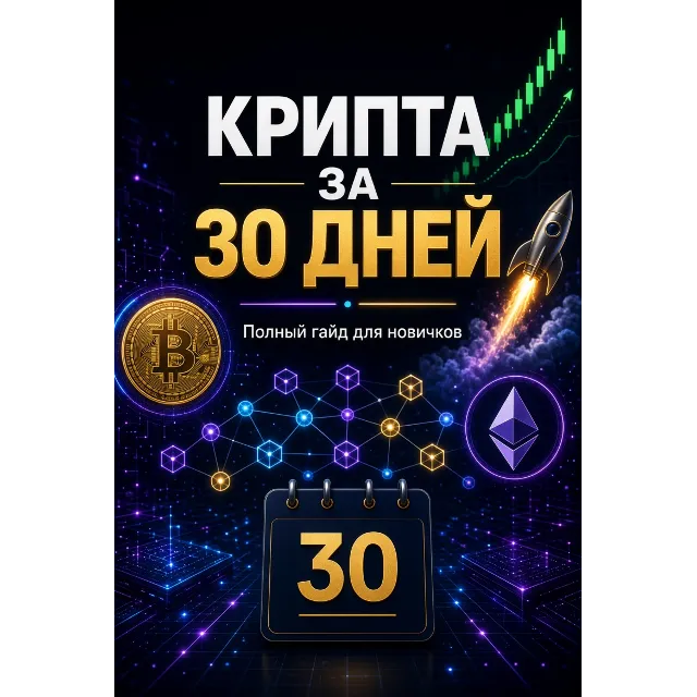 Крипта с нуля до первых денег за 30 дней.