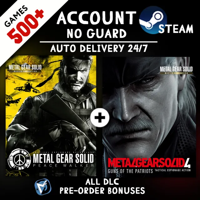 METAL GEAR SOLID: Peace Walker - Master Collection Version + 500 ИГР STEAM АККАУНТ