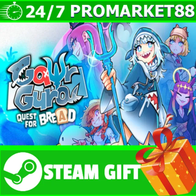 ️ВСЕ СТРАНЫ+РОССИЯ️ Gawr Gura: Quest for Bread STEAM