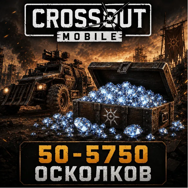 Crossout Mobile | 50 - 5750 Осколков | по ID