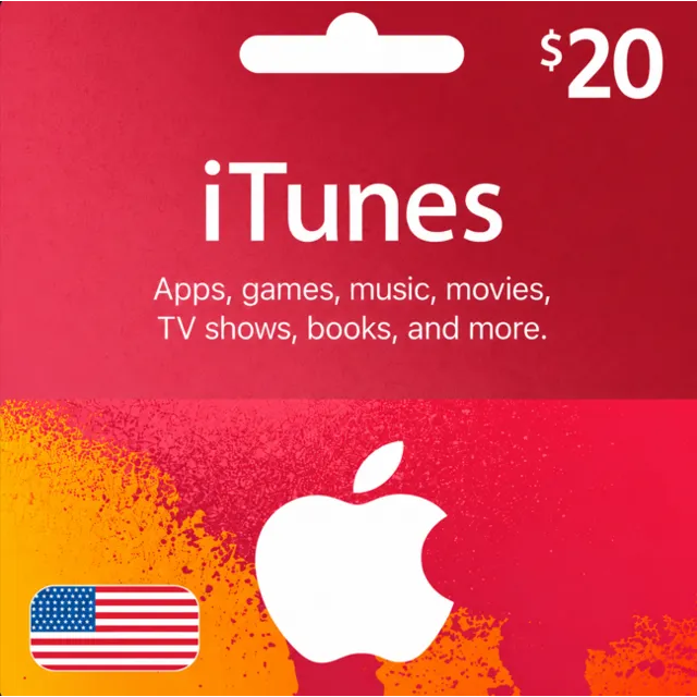 Код активации App Store &amp; iTunes 20 USD (Регион USA)