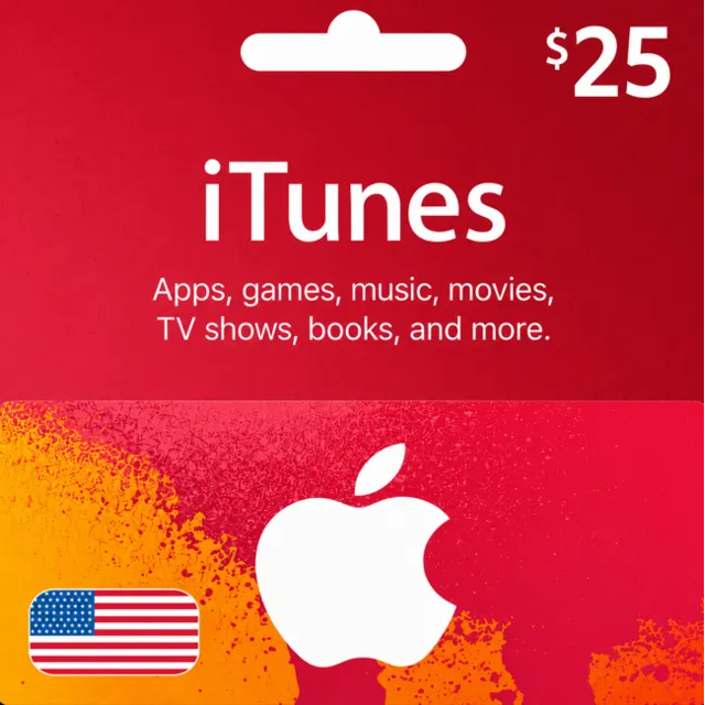 Код активации App Store &amp; iTunes 25 USD (Регион USA)