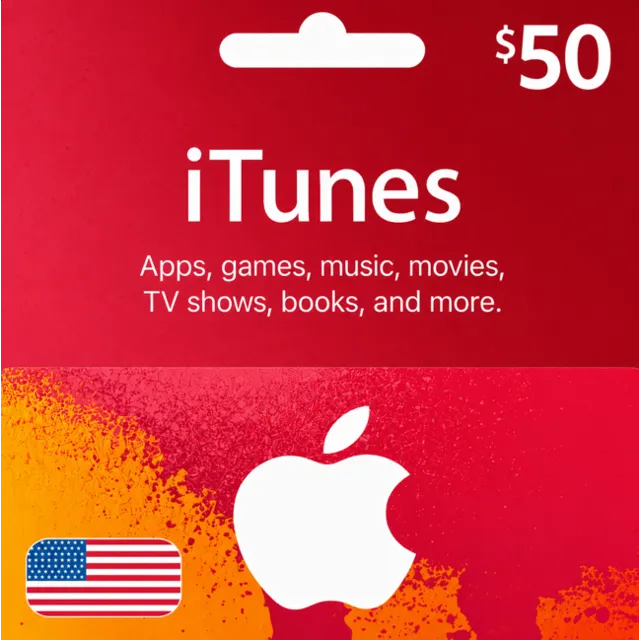 Код активации App Store &amp; iTunes 50 USD (Регион USA)