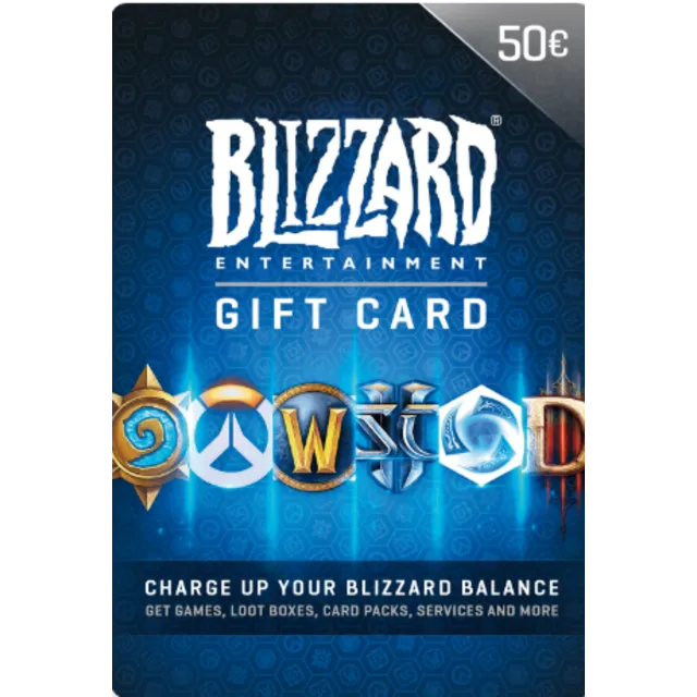 Blizzard Gift Card 50 EURO (НЕ для России и СНГ)