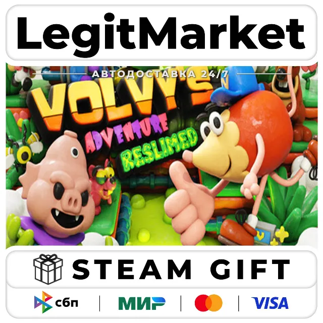 Volvy’s Adventure / Steam АВТО / РУ + МИР