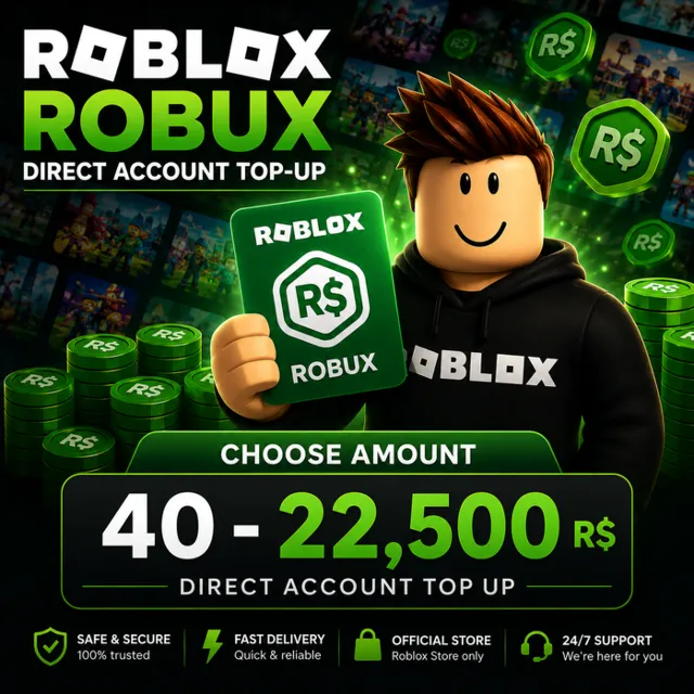 ROBLOX ROBUX 40–22 500 R$ 💰 | ПОПОЛНЕНИЕ АККАУНТА | 🌎 ВСЕ РЕГИОНЫ | 🔥 ЛУЧШАЯ ЦЕНА