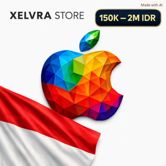 🇮🇩 Apple Gift Card Индонезия | 150K–2M IDR | App Store | Apple ID