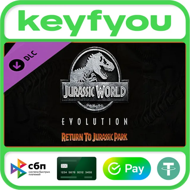 Jurassic World Evolution: Return To Jurassic Park / STEAM DLC КЛЮЧ 🔥