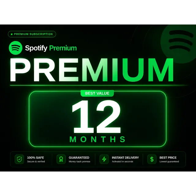Spotify Premium Family (12 месяцев) + создание 4 новых аккаунтов