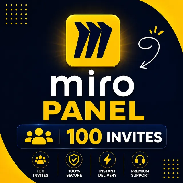 Пожизненная  Miro – 100 приглашений | Доступ для владельца и администратора | У