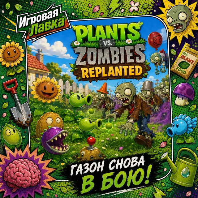 Plants vs. Zombies: Replanted | Playstation | PS5 | Выбор региона
