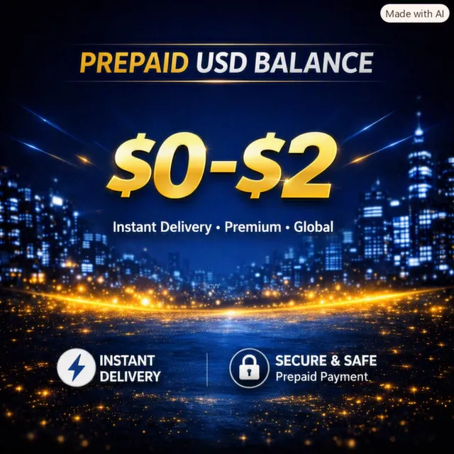 🌐 Prepaid Payment Card USD $0–$2 ⚡ Простая и удобная в использовании🛍️