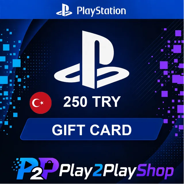 ПОДАРОЧНАЯ КАРТА PLAYSTATION 250 TRY (ТУРЦИЯ)