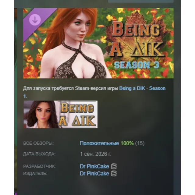 Being a DIK - Season 3 DLC AUTODELIVERY STEAM РОССИЯ
