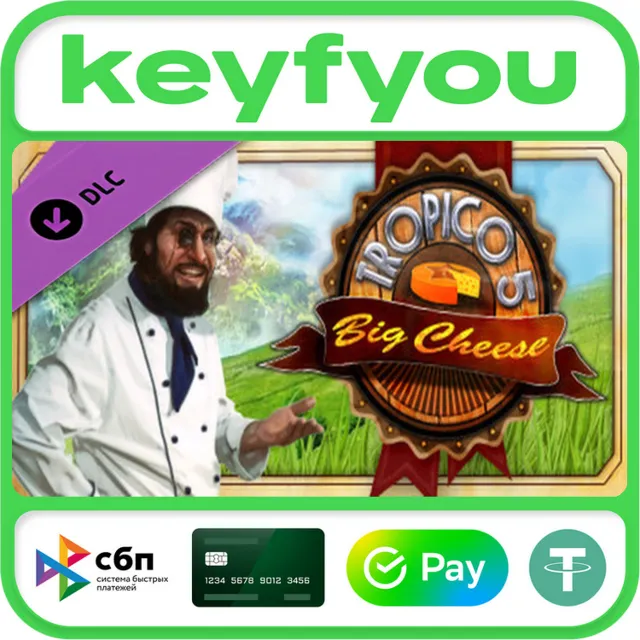 Tropico 5 - The Big Cheese / STEAM DLC КЛЮЧ 🔥