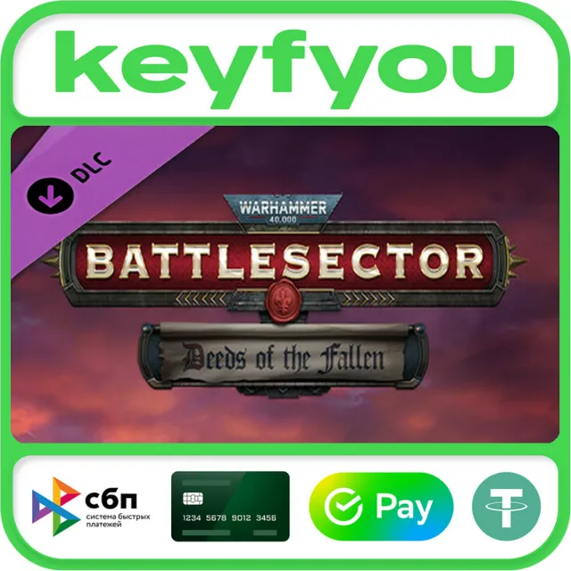 Warhammer 40,000: Battlesector - Deeds of the Fallen / STEAM DLC КЛЮЧ 🔥