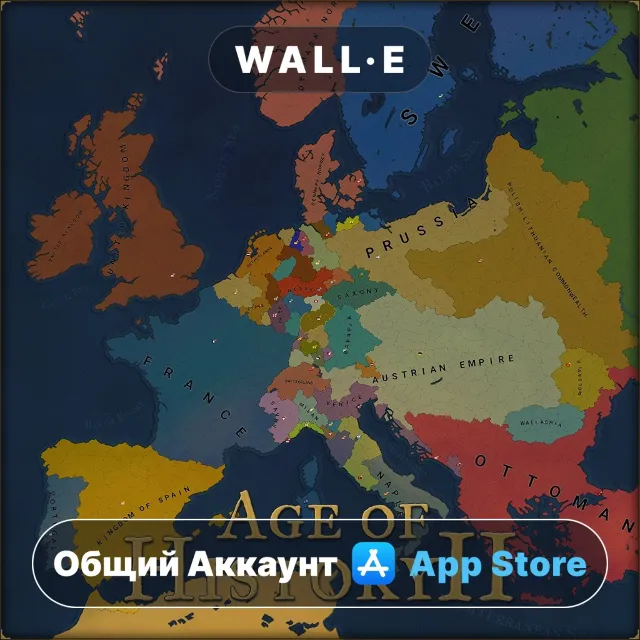 ⭐️ Age of History II Europe ios iPhone AppStore Общий Аккаунт