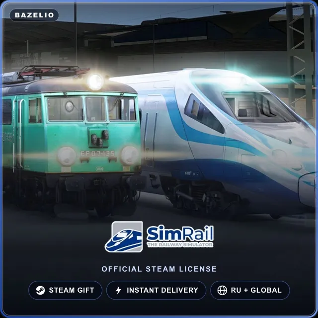 SimRail - The Railway Simulator (Steam Gift) · РФ и мир · Автовыдача 24/7