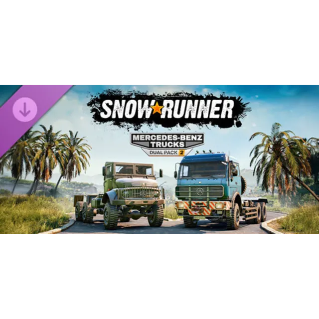 🎁SnowRunner - Mercedes-Benz Trucks Dual Pack 2 steam DLC Россия\МИР дополнение