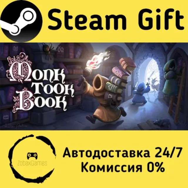 🚀 Monk Took Book 🤖 Steam Gift Россия ⚡ мгновенно
