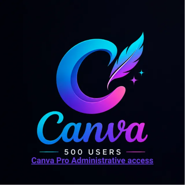 Canva Pro License Verified School Team Pvt Administrative Account up to 500 members.
