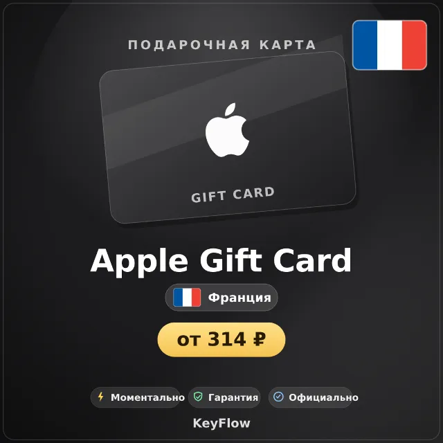 Apple Gift Card (Франция, EUR) · 2–100