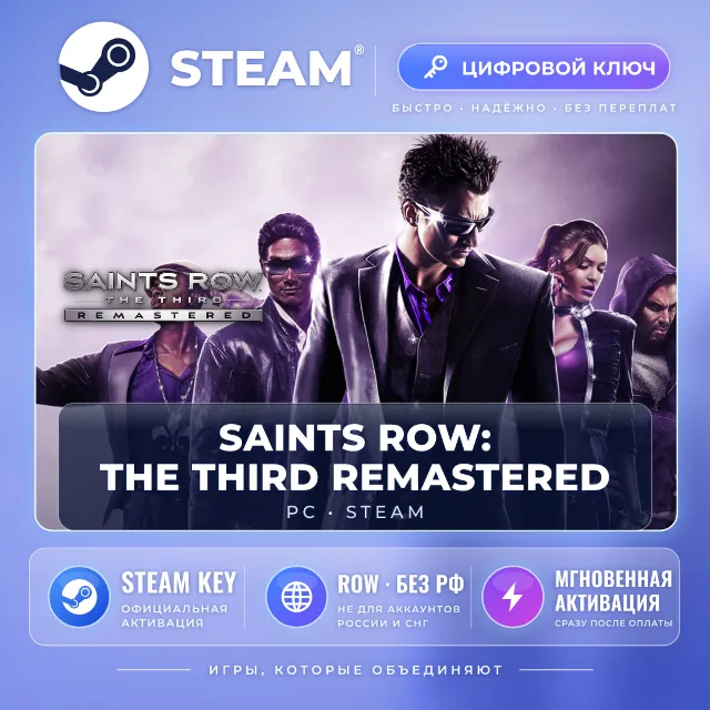 Saints Row® — Steam ключ (ROW, без РФ)