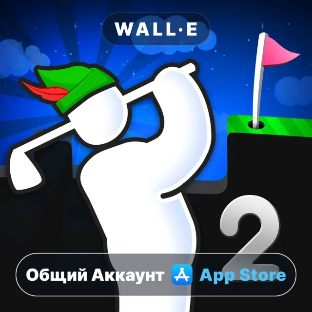 ⭐️ Super Stickman Golf 2 ios iPhone AppStore Общий Аккаунт