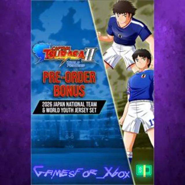 ☀️CAPTAIN TSUBASA 2 WORLD FIGHTERS - 2026 Japan National Team &amp; World Youth Jersey Se