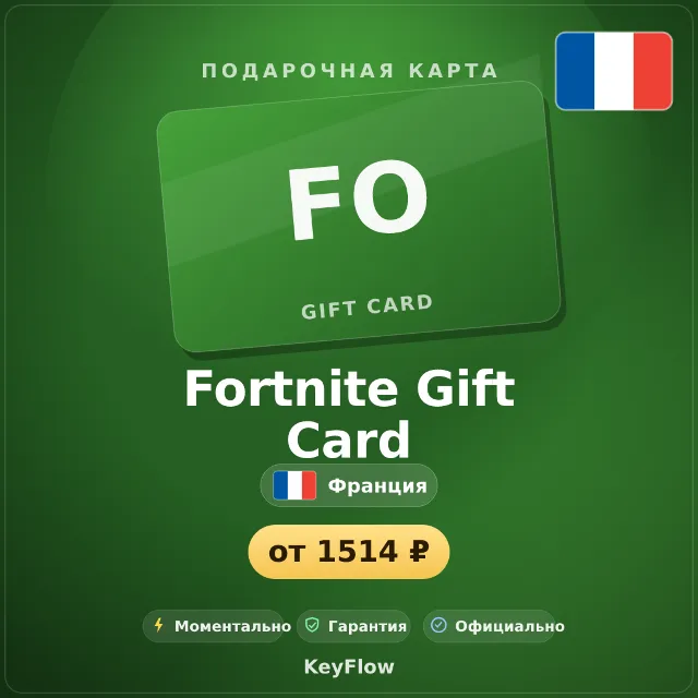 Fortnite Gift Card (Франция, EUR) · 10–150
