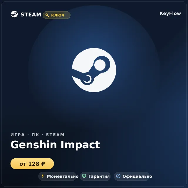 Genshin Impact — 60 / 300 / 980 / 1980 / 3280 / 6480