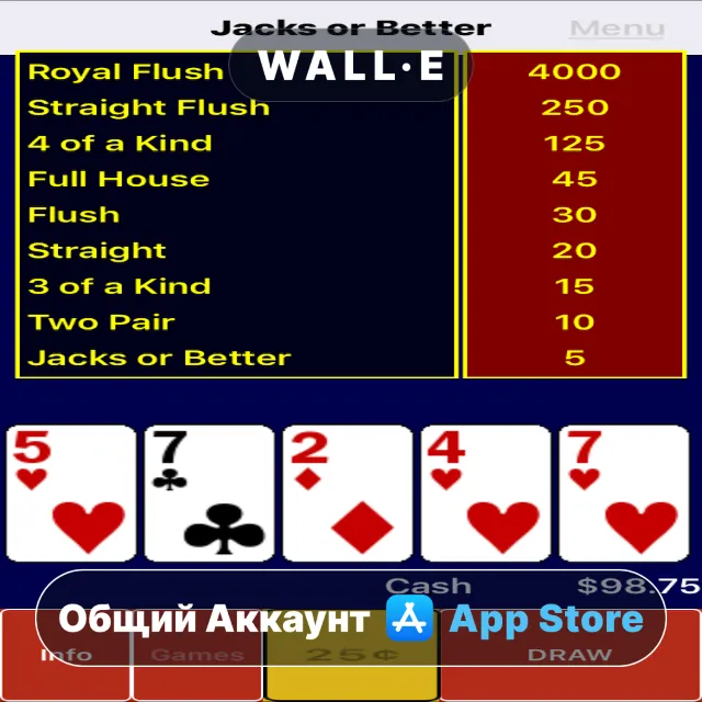 ⭐️ WinPoker ios iPhone AppStore Общий Аккаунт
