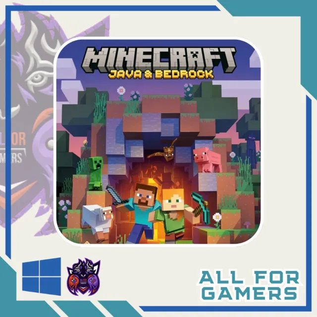 🟢Minecraft: Java &amp; Bedrock для ПК Ключ ВСЕ СТРАНЫ + ПОДАРОК
