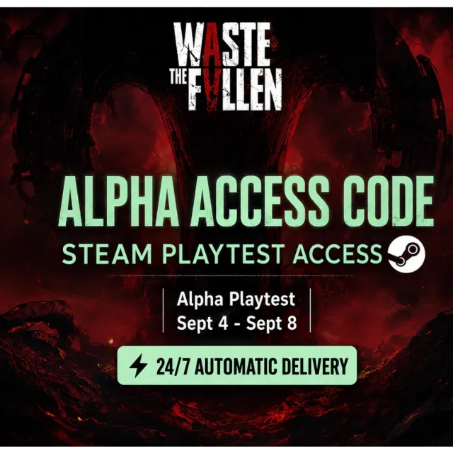 Waste the Fallen – Alpha Playtest Access Code / KEY – STEAM