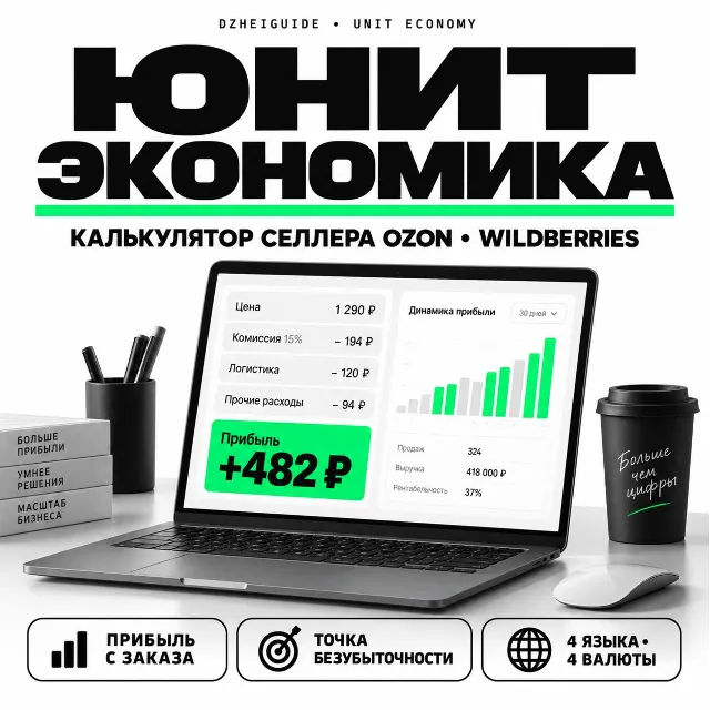 Калькулятор юнит-экономики продавца маркетплейса Ozon и Wildberries - By DzheiGuide