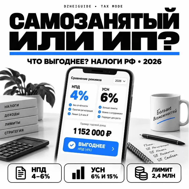 Калькулятор налогов селлера: самозанятый или ИП на маркетплейсе - By DzheiGuide