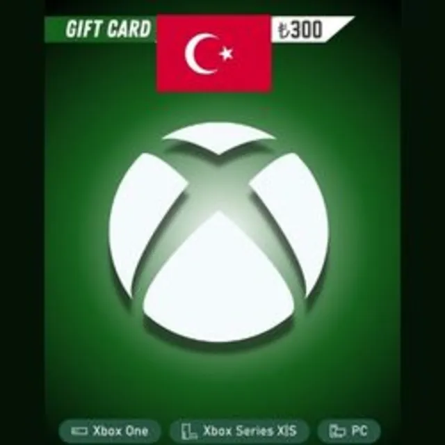 Подарочная карта Xbox Live на 300 турецких лир (TL / TR) | Турция